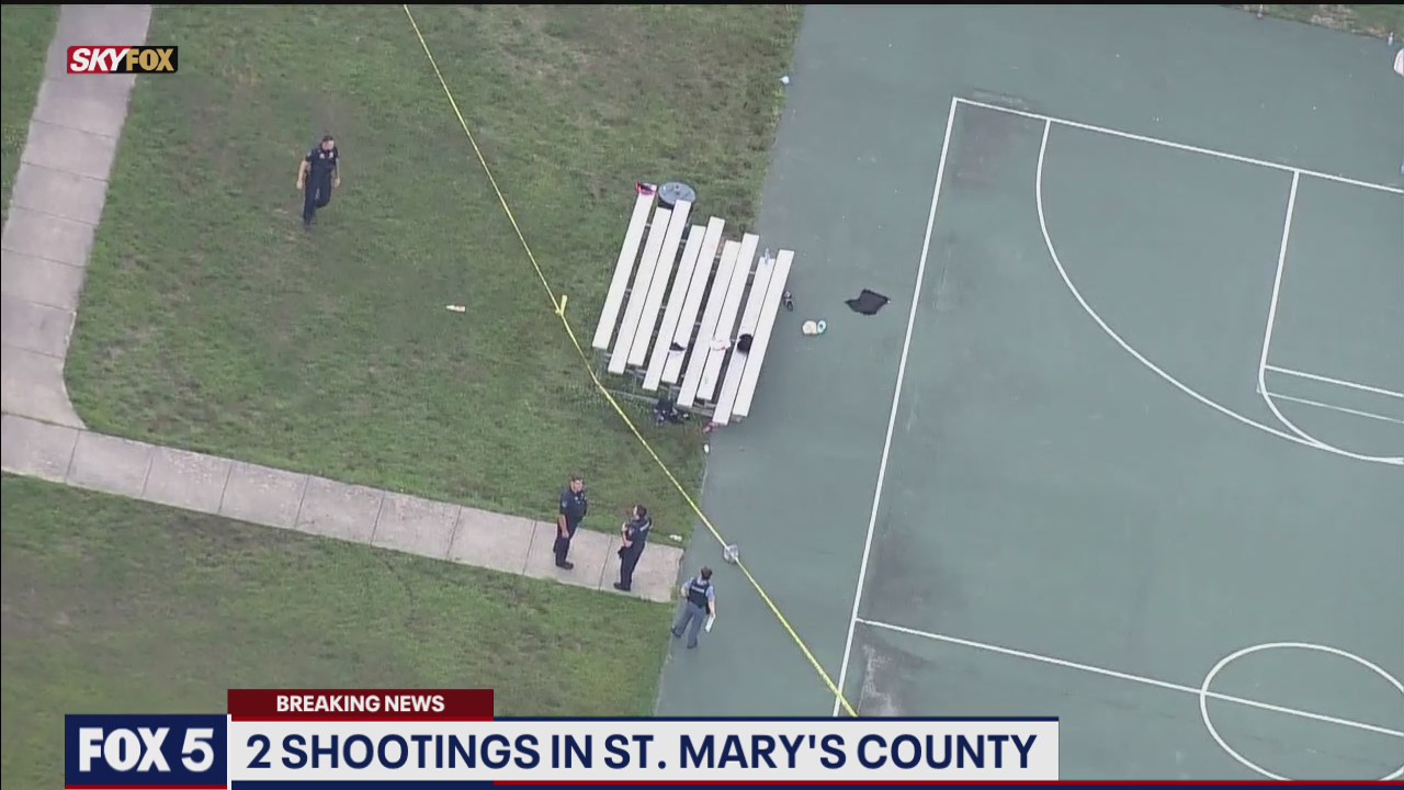 Cops investigating two shootings in St Marys County