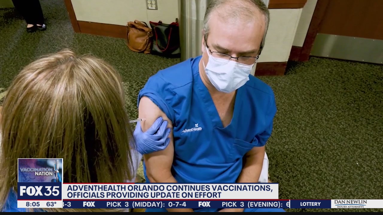 AdventHealth Orlando continues vaccinations