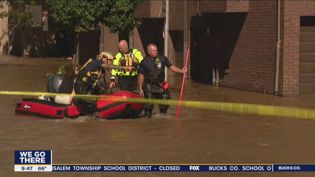 ‘Truly unprecedented’: Crews rescue hundreds from historic flooding in Philadelphia