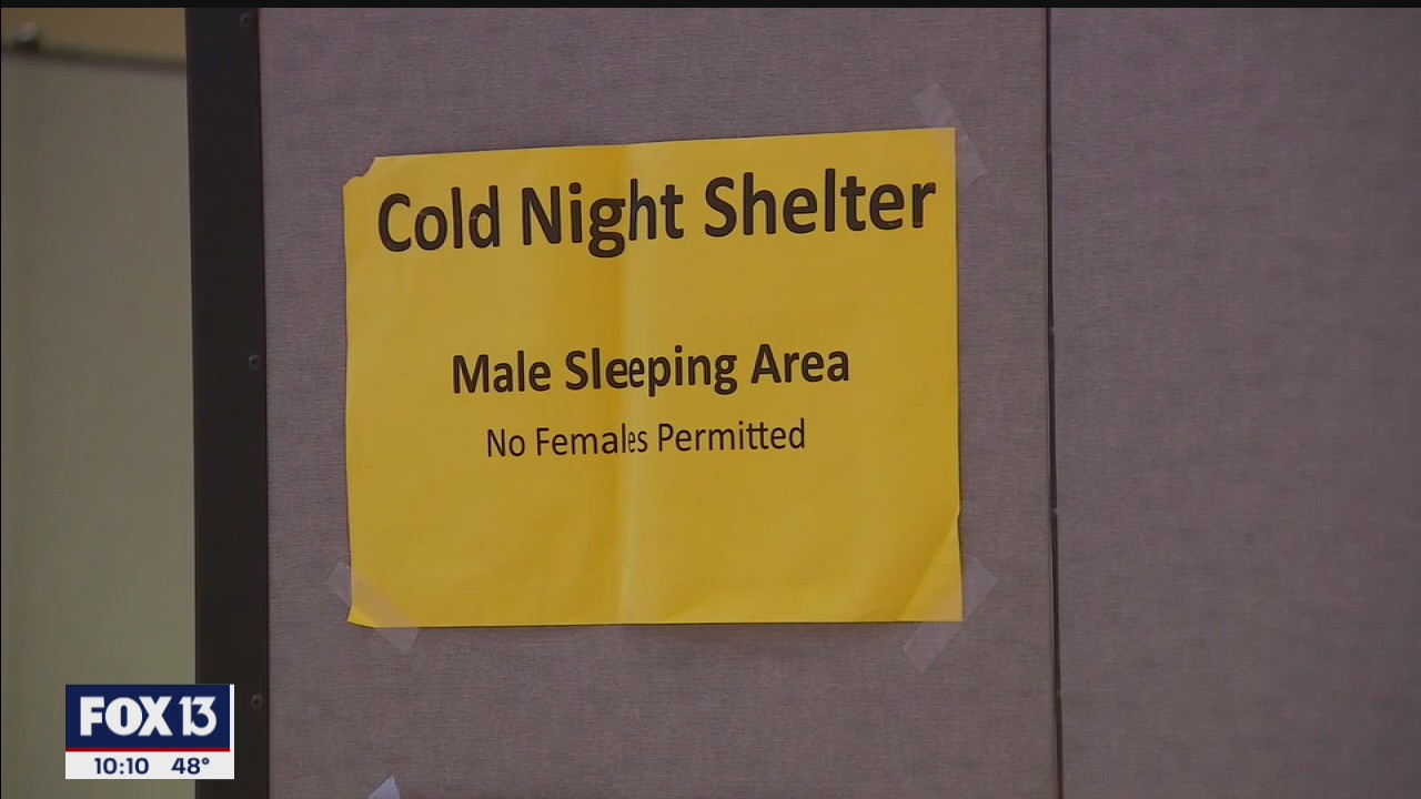 Cold weather shelters fill up Christmas night