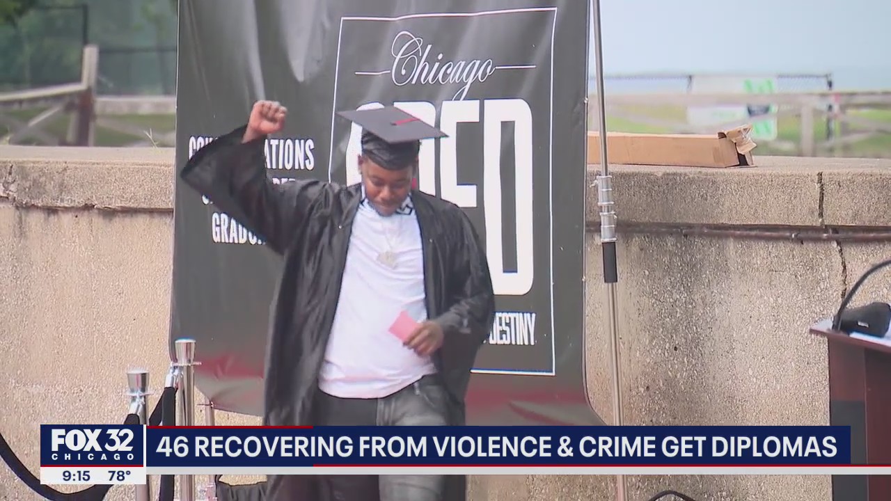 Nearly 50 recovering from Chicago violence and crime get diplomas