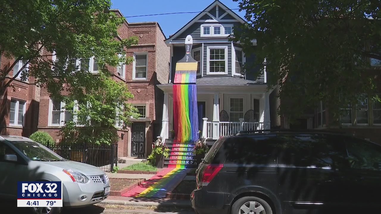 Andersonville home dripping with Pride, raising money for LGBTQ suicide prevention
