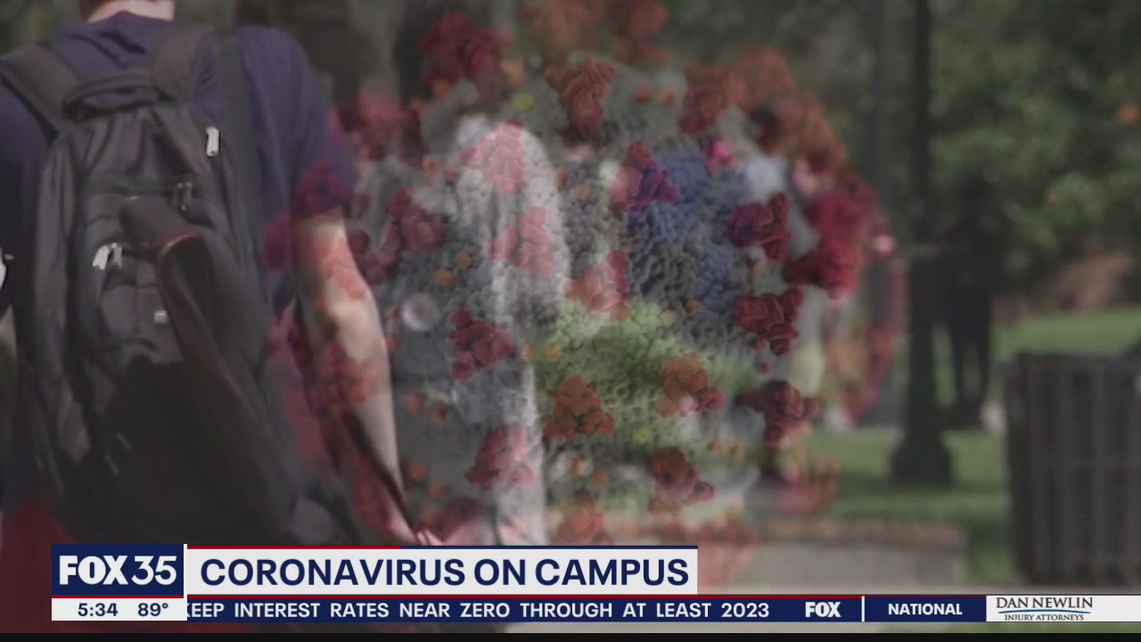 Coronavirus cases spike on college campuses