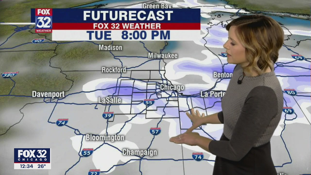 Afternoon forecast for Chicagoland on Jan. 19th