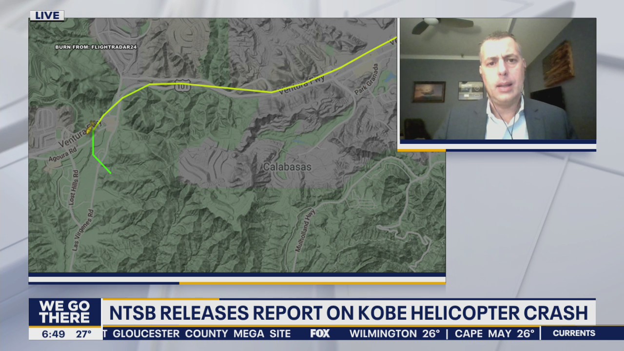 NTSB releases report on helicopter crash involving Kobe Bryant, his daughter and 7 others