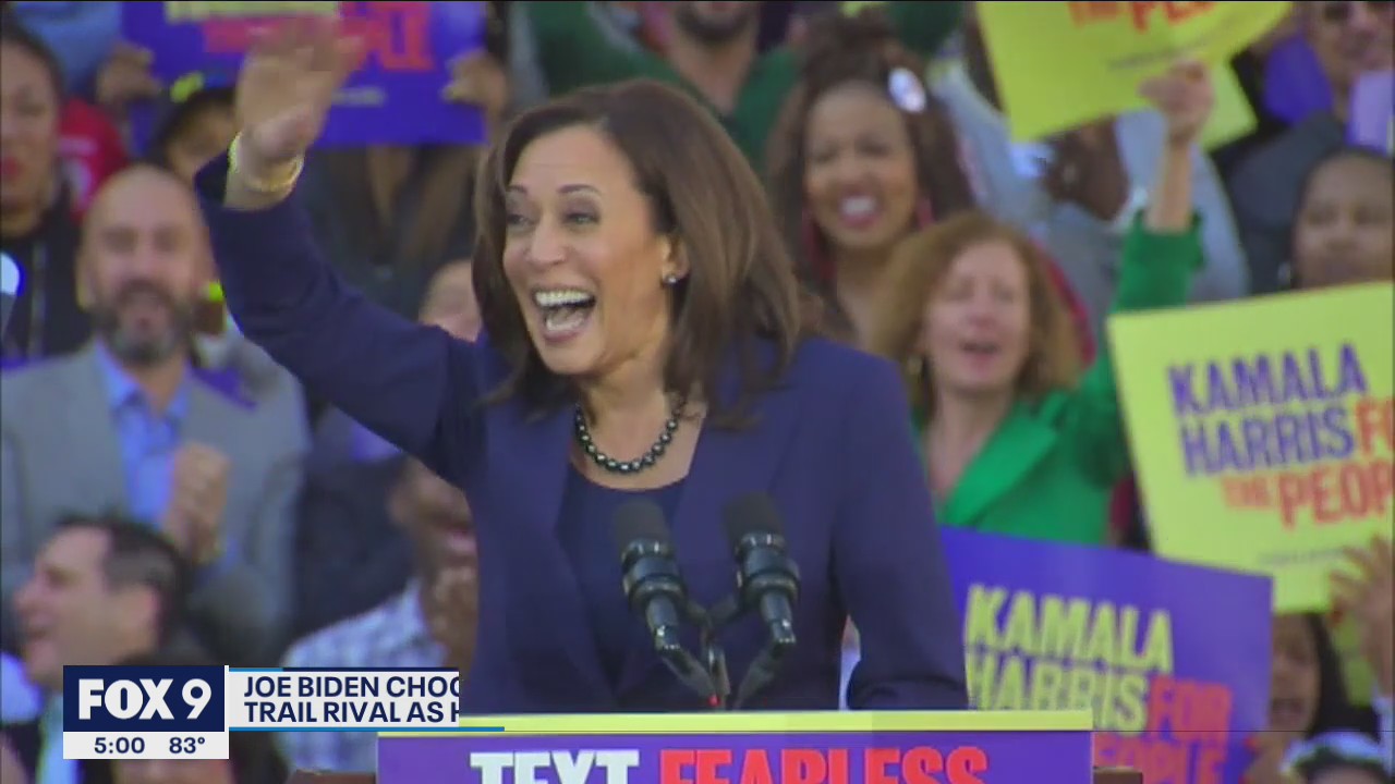 Joe Biden picks Kamala Harris as his running mate