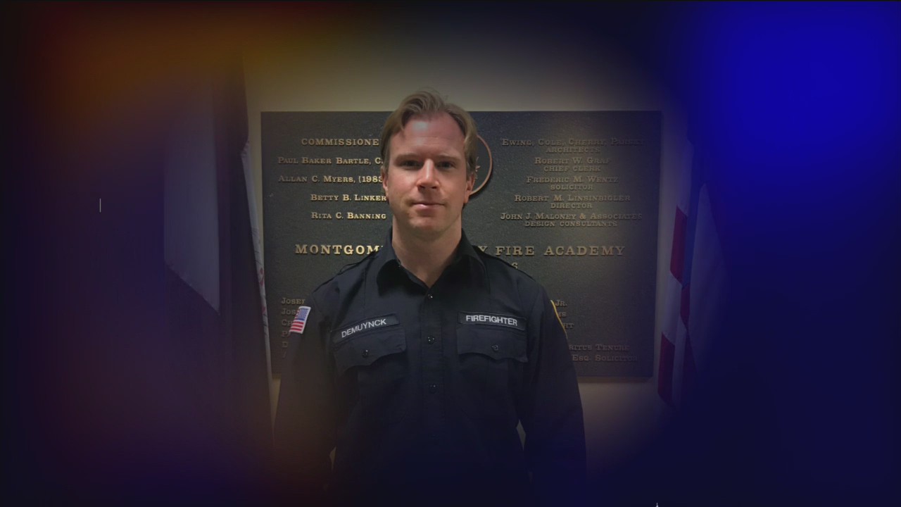 Volunteer firefighter Sean DeMuynck honored after he was killed in the line of duty