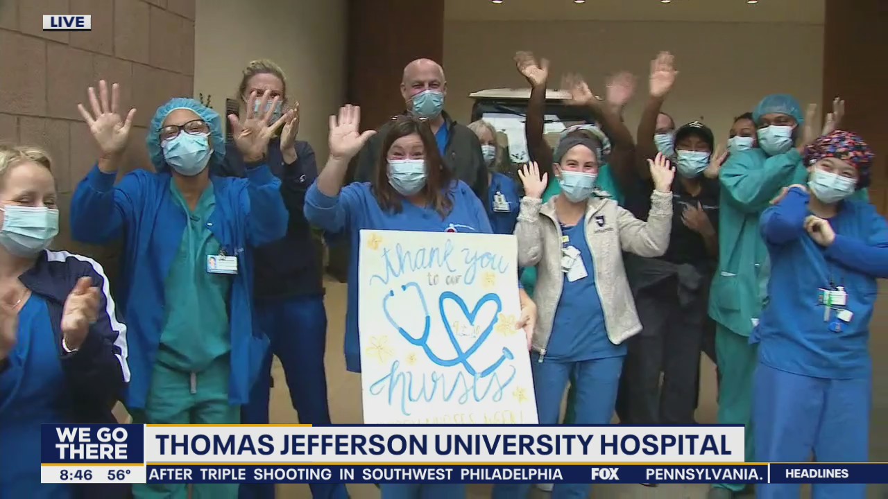 Thanking our Hometown Heroes at Jefferson University Hospital