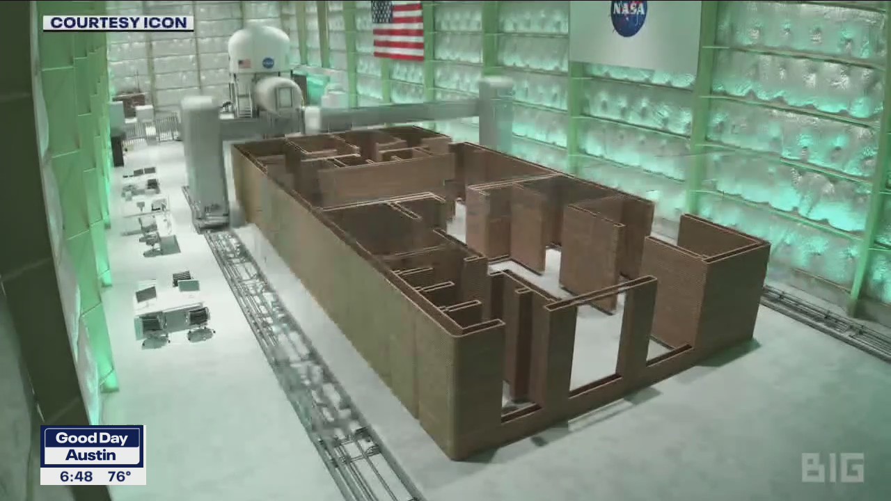 ICON unveils military barracks and talks Mars simulation