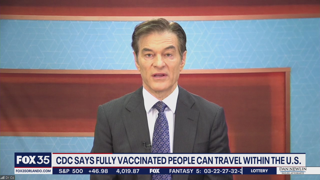 CDC: Fully vaccinated people can travel within the United States | Dr. Oz on Good Day Orlando