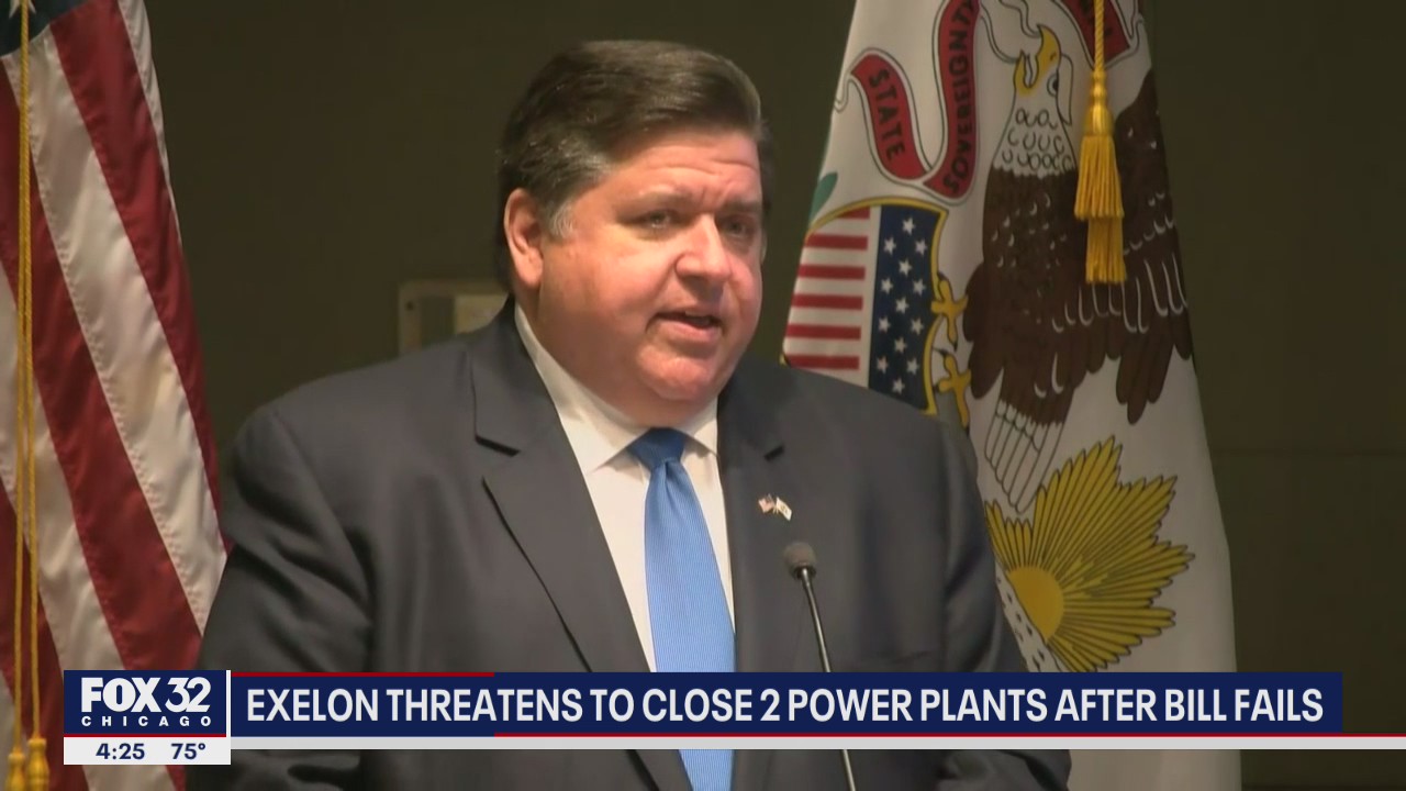 Exelon threatens to close 2 Illinois power plants after state lawmakers fail to pass energy bill