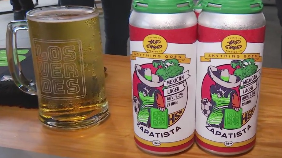 Los Verdes Austin FC watch party at Hopsquad Brewing