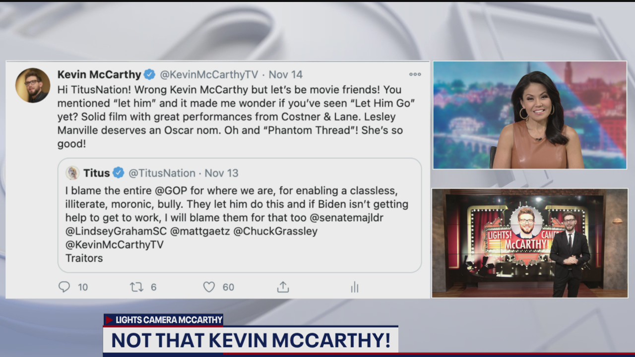 FOX 5’s Kevin McCarthy responds to tweets meant for House Minority Leader