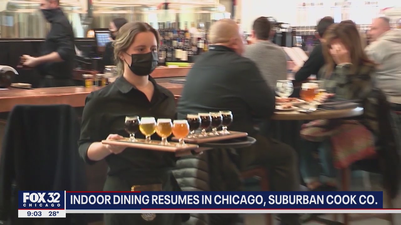Chicago moves to Tier 1 mitigation measures, indoor dining can resume