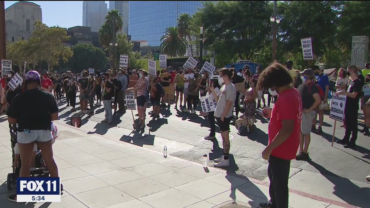 Kenosha solidarity rally in DTLA