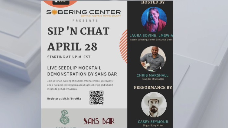 Austin Sobering Center hosts Sip 'N Chat for sober curious