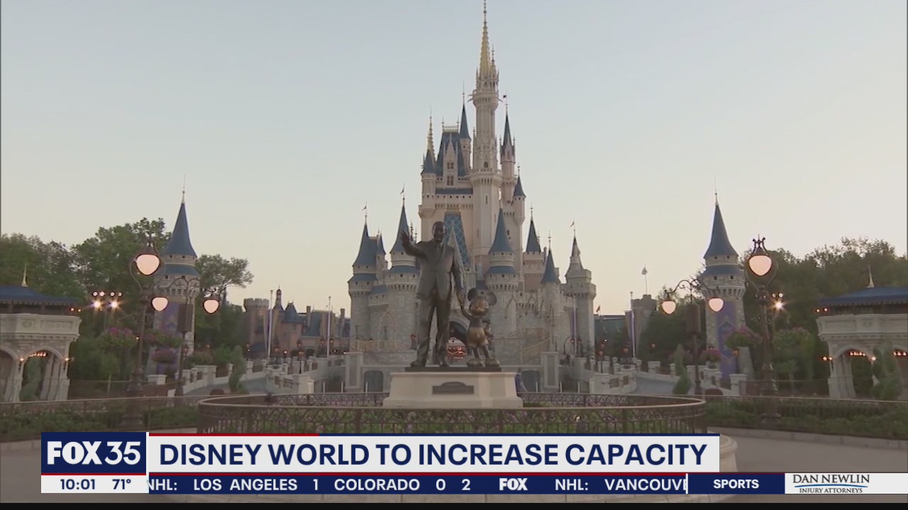 Disney World to increase capacity
