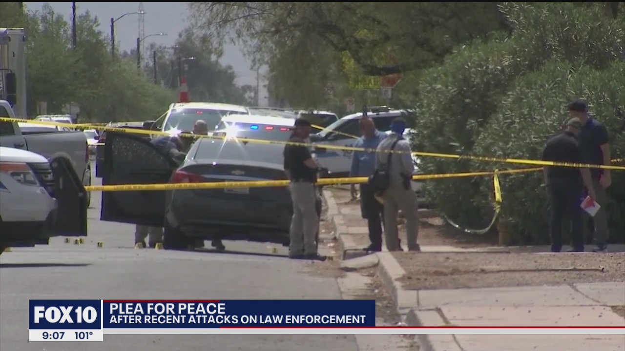 Plea for peace made amid recent attacks on law enforcement in Phoenix