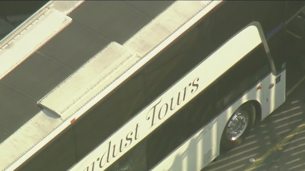 Windows of bus filled with students shot out in latest SoCal freeway shooting