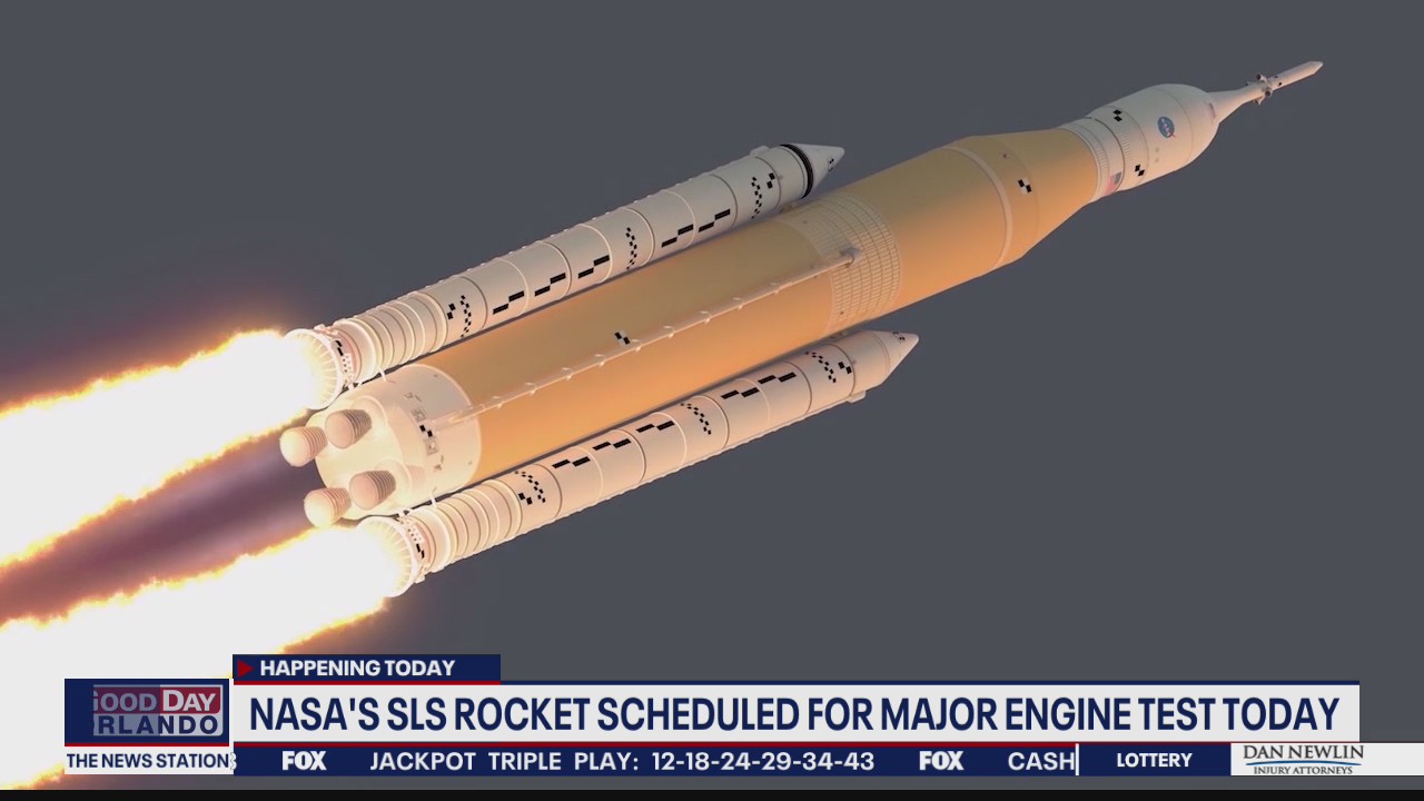 NASA's SLS rocket scheduled for major engine test on Saturday