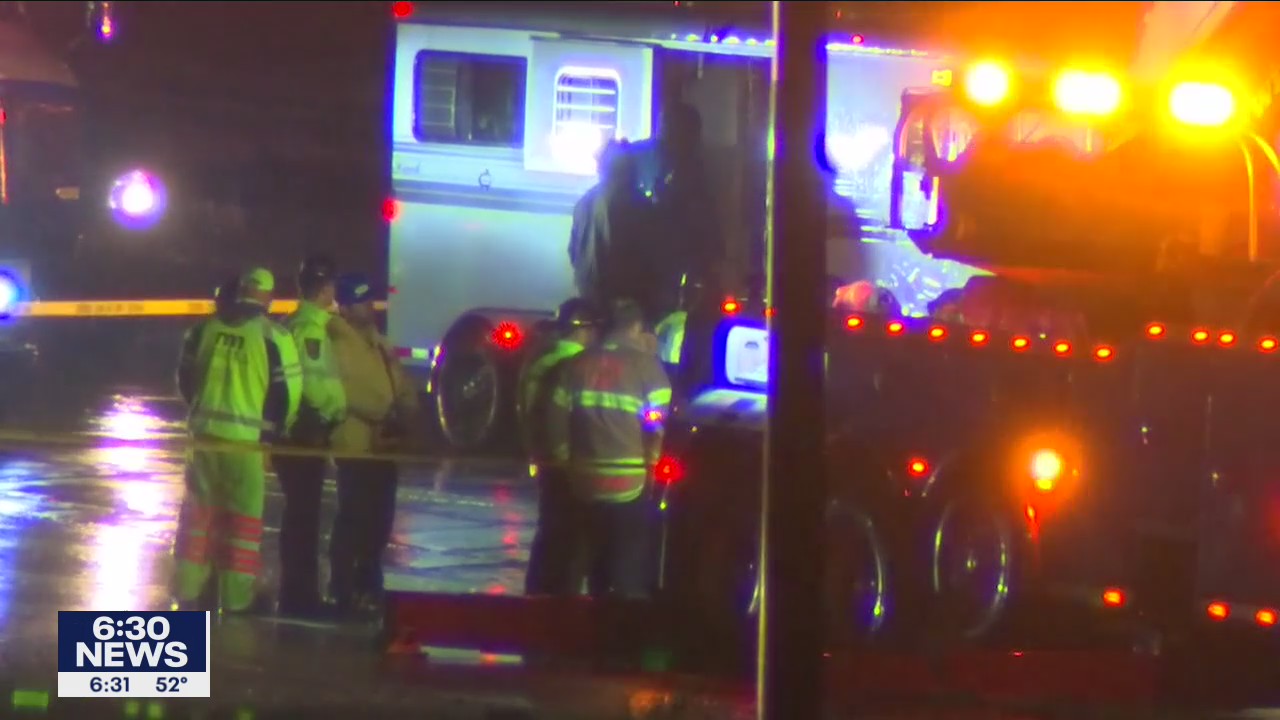 3 horses killed after horse trailer crashes on I-35E in St. Paul