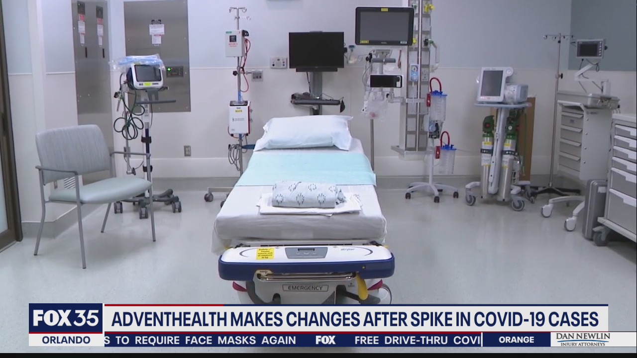 AdventHealth makes changes after spike in COVID cases