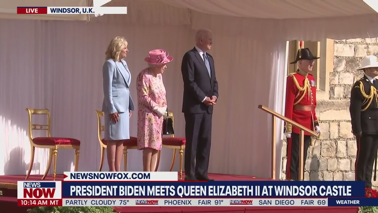 Biden, First Lady meet Queen Elizabeth II at Windsor Castle