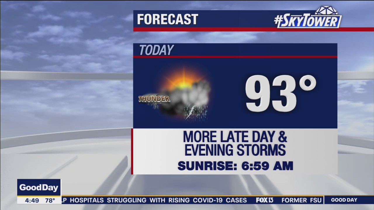 Friday morning forecast