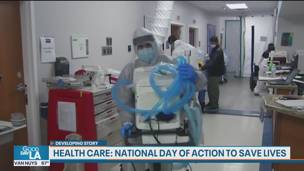 Nurses rally for better protection amid the coronavirus pandemic
