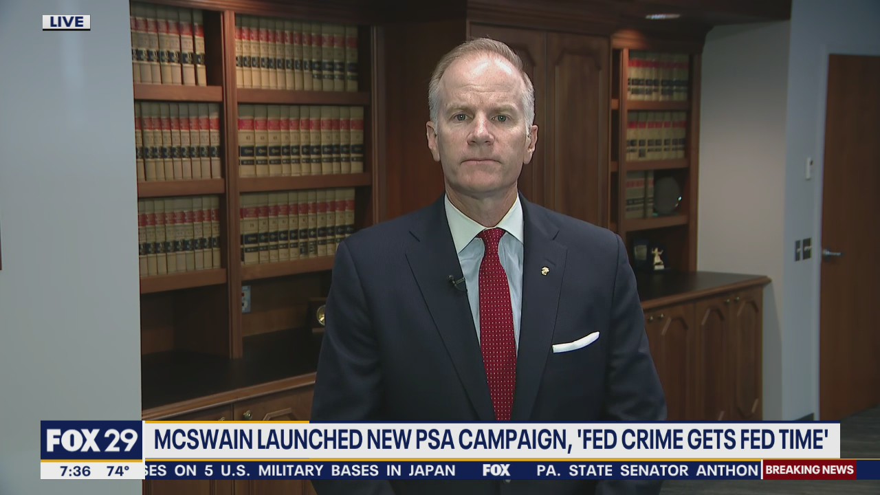 US Attorney William McSwain on new campaign to stop gun violence