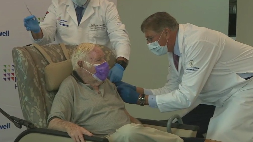 Booster shots administered in NY
