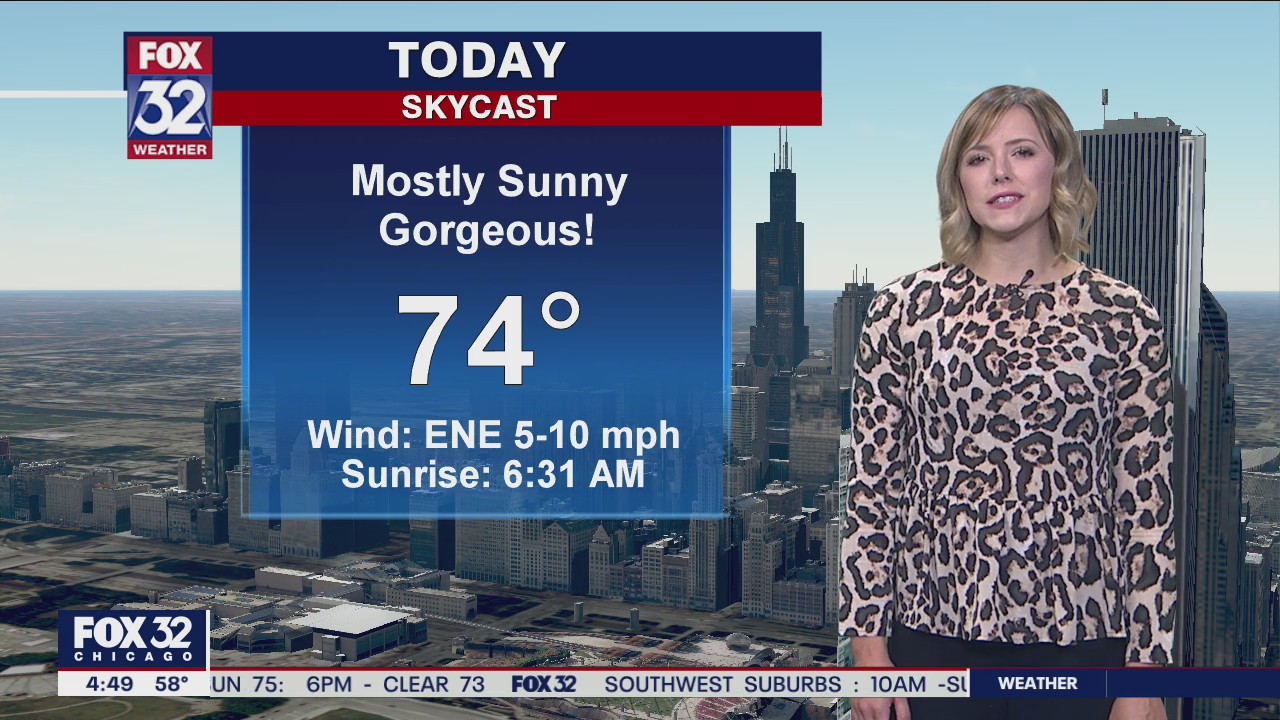 Monday morning forecast for Chicagoland on September 14