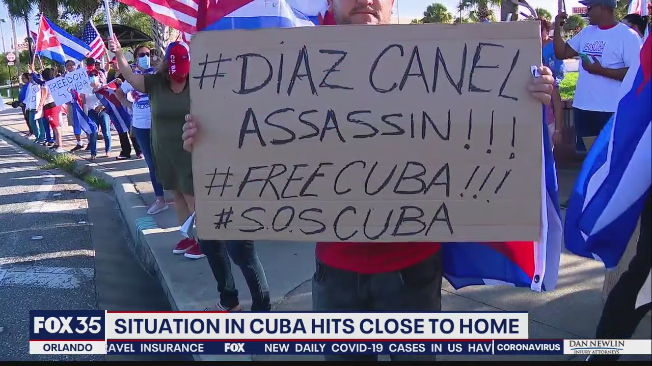 Situation in Cuba hits close to home in Central Florida