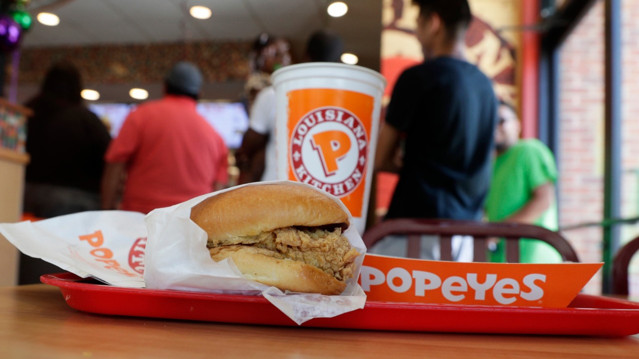 Popeyes says they've run out of new chicken sandwich