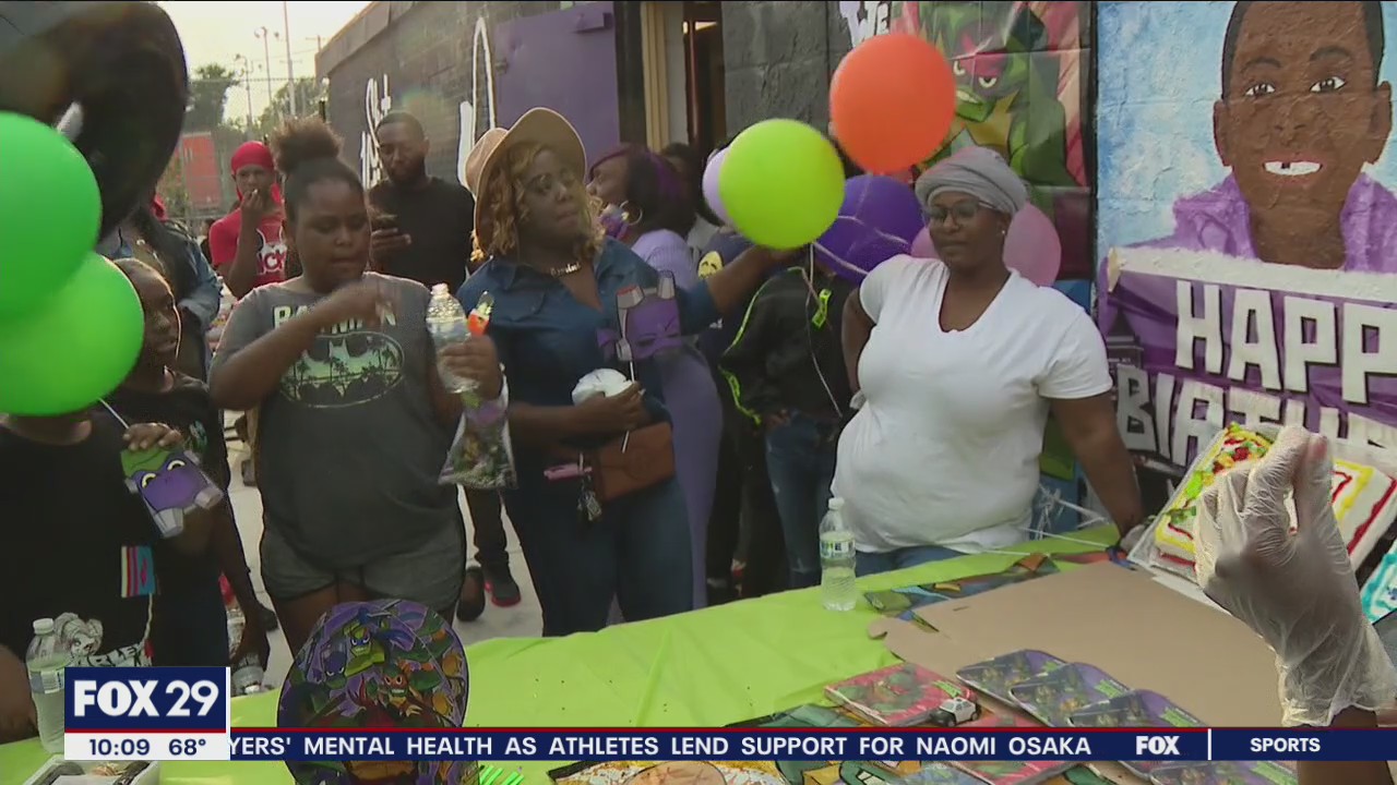 8th birthday party held in memory of West Philly boy shot and killed in 2020
