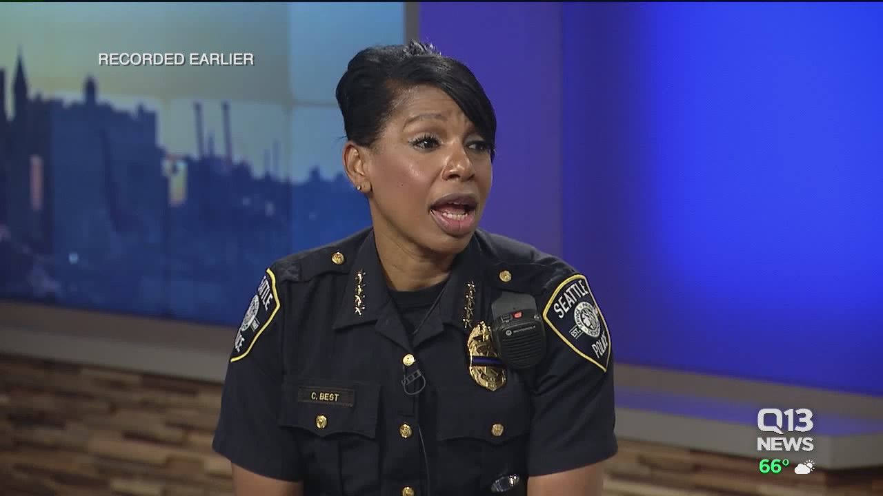 Seattle police chief on Q13 News This Morning