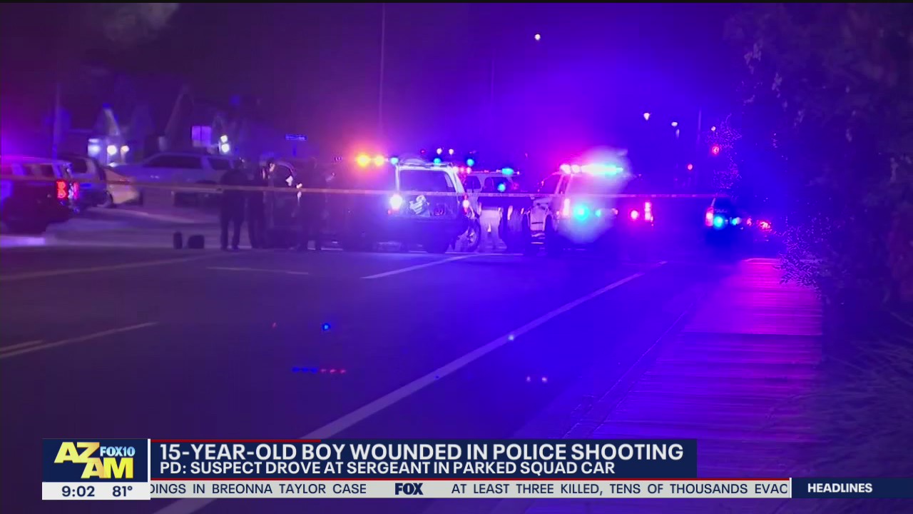 15-year-old boy injured after being shot by Peoria Police, no officers hurt