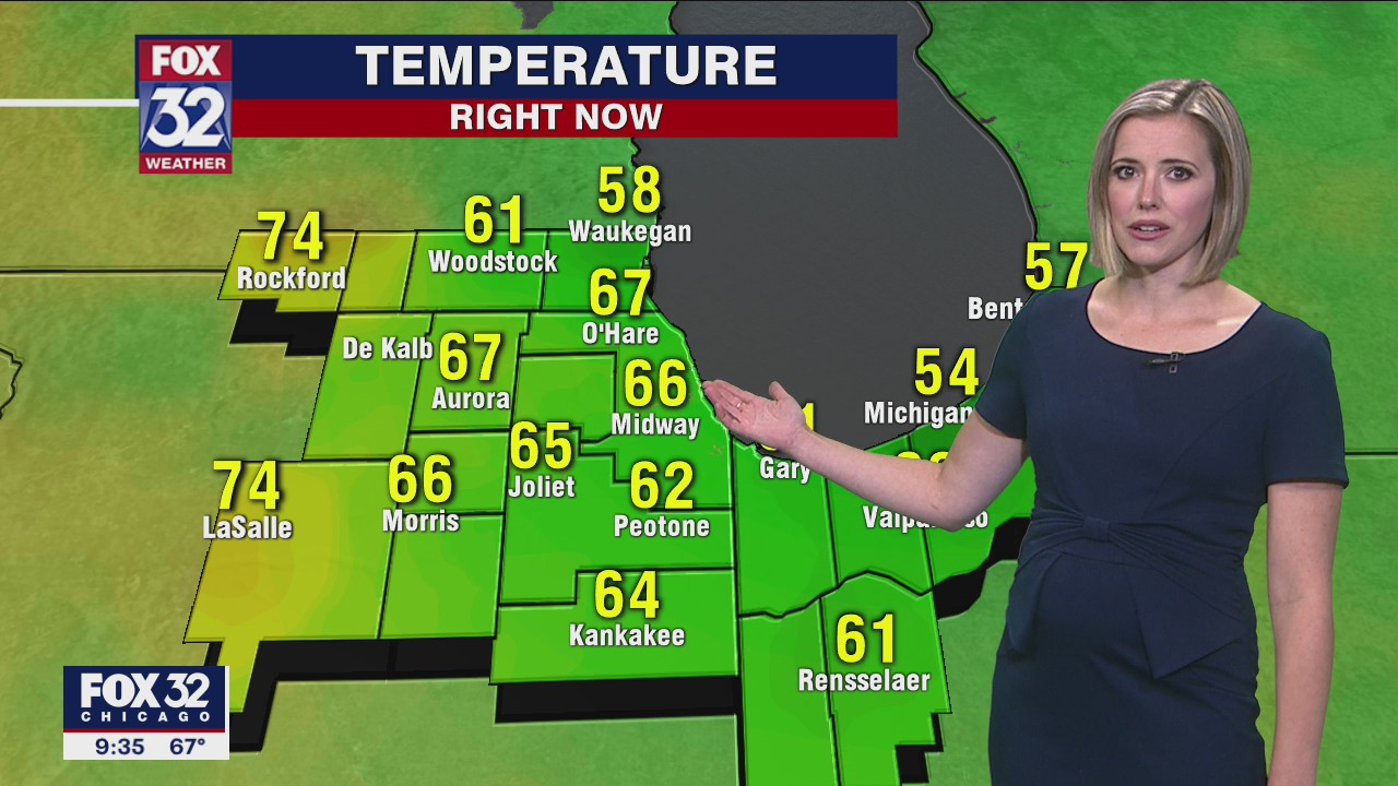 10 p.m. forecast for Chicagoland on June 16