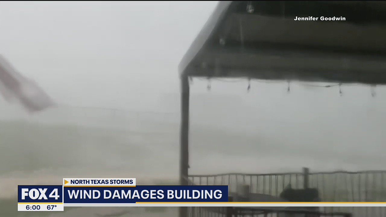 Strong winds damage homes in Parker County