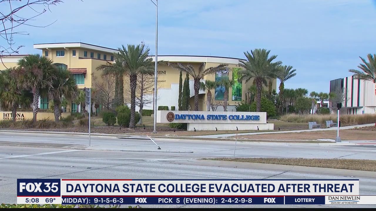 Daytona State College evacuated after threat
