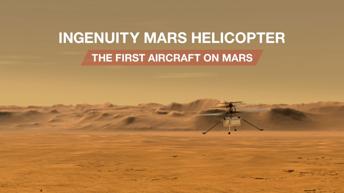 Ingenuity: NASA's first aircraft on Mars (2021 video)
