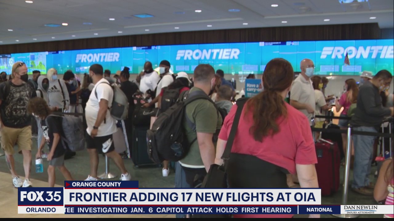 Frontier adding flights at Orlando International Airport