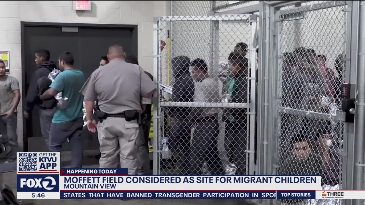 Moffett Field considered as site for immigrant children