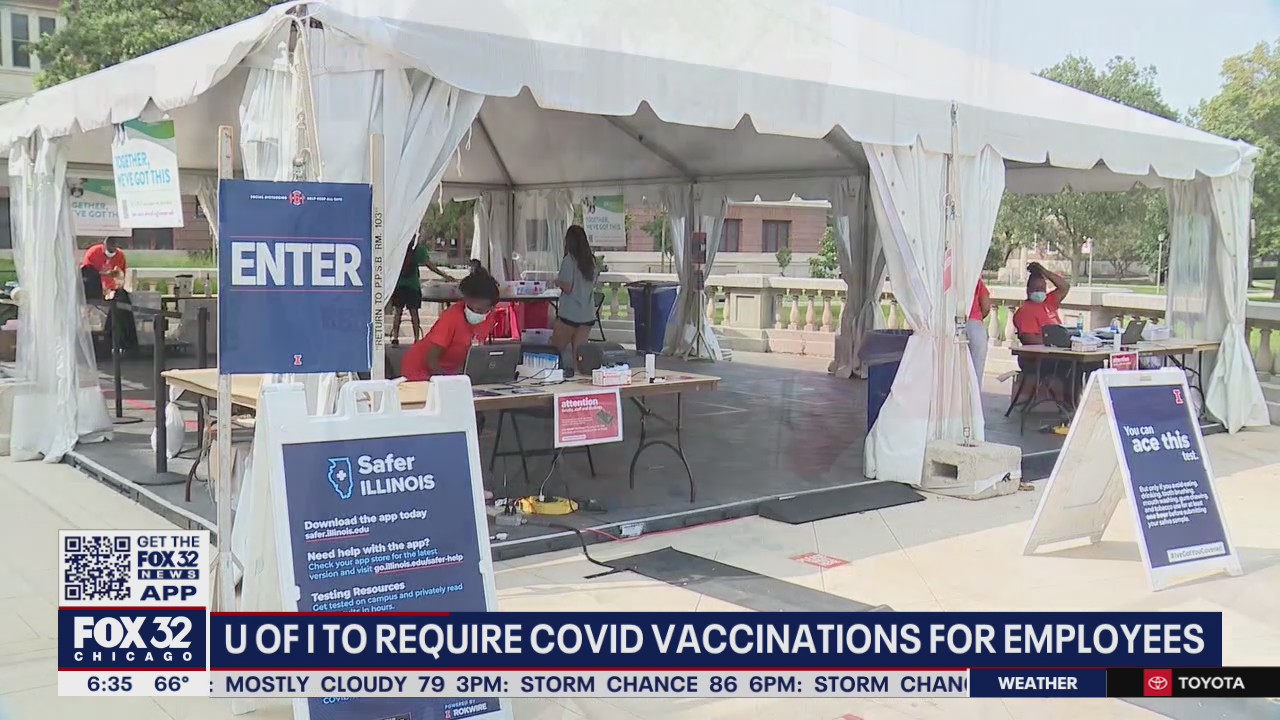 U of I to require COVID-19 vaccinations for employees