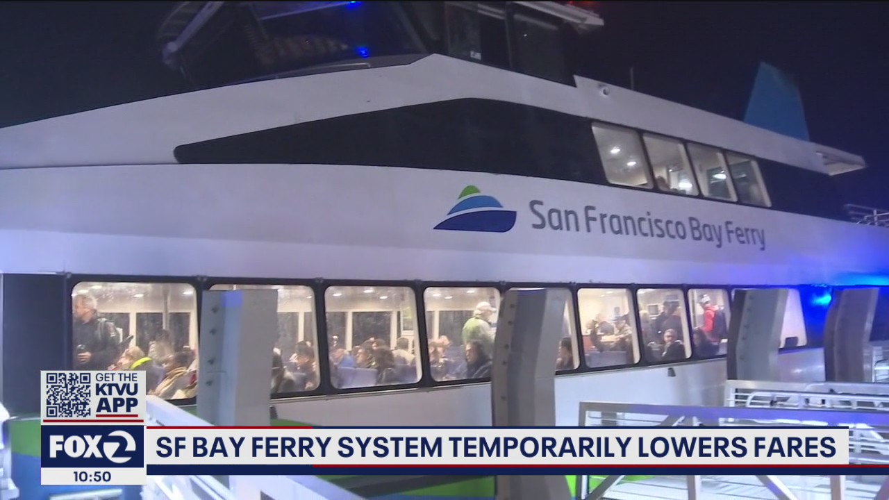 SF Bay Ferry temporarily lowering fares to attract customers