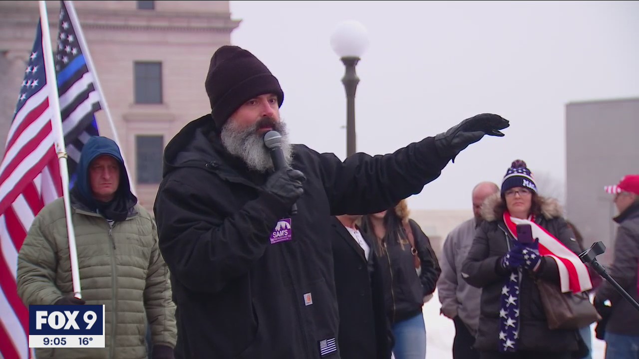 President Trump supporters rally at Minnesota capitol days after U.S. Capitol riot