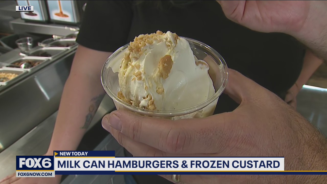 If you like a cool treat on a hot Summer day, Milk Can Hamburgers and Frozen Custard has you covered
