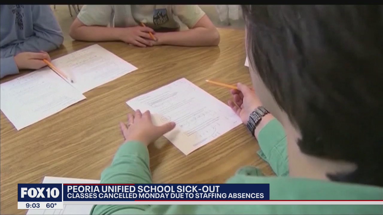 Some Peoria schools close Jan. 11 due to staffing shortages brought on by a 'sickout'