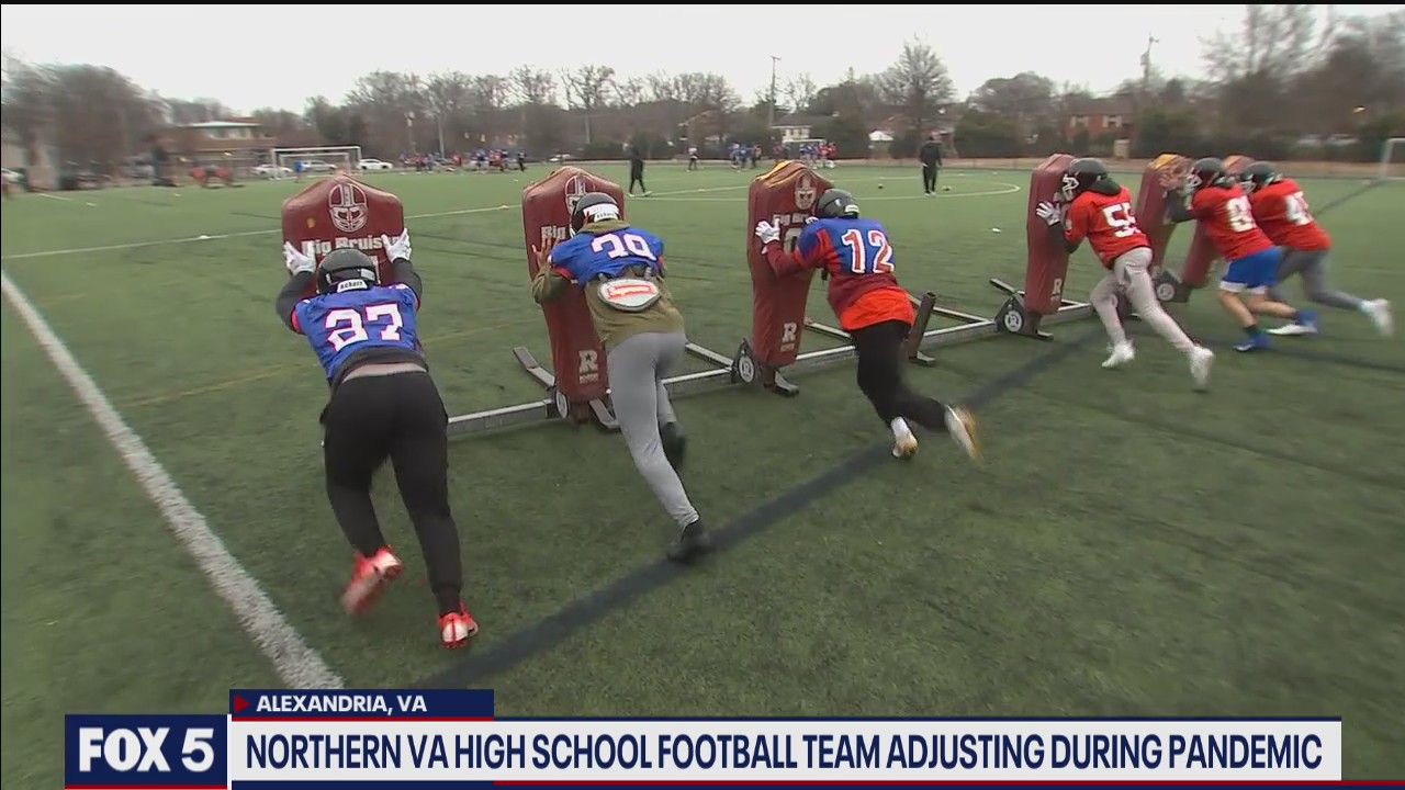 Northern Virginia high school football team adjusting during the pandemic