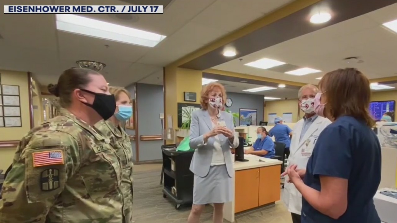 Military medical teams deployed to two Los Angeles-area hospitals